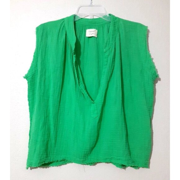 9 Seed Emerald Green Women's Blouse - Picture 3 of 6
